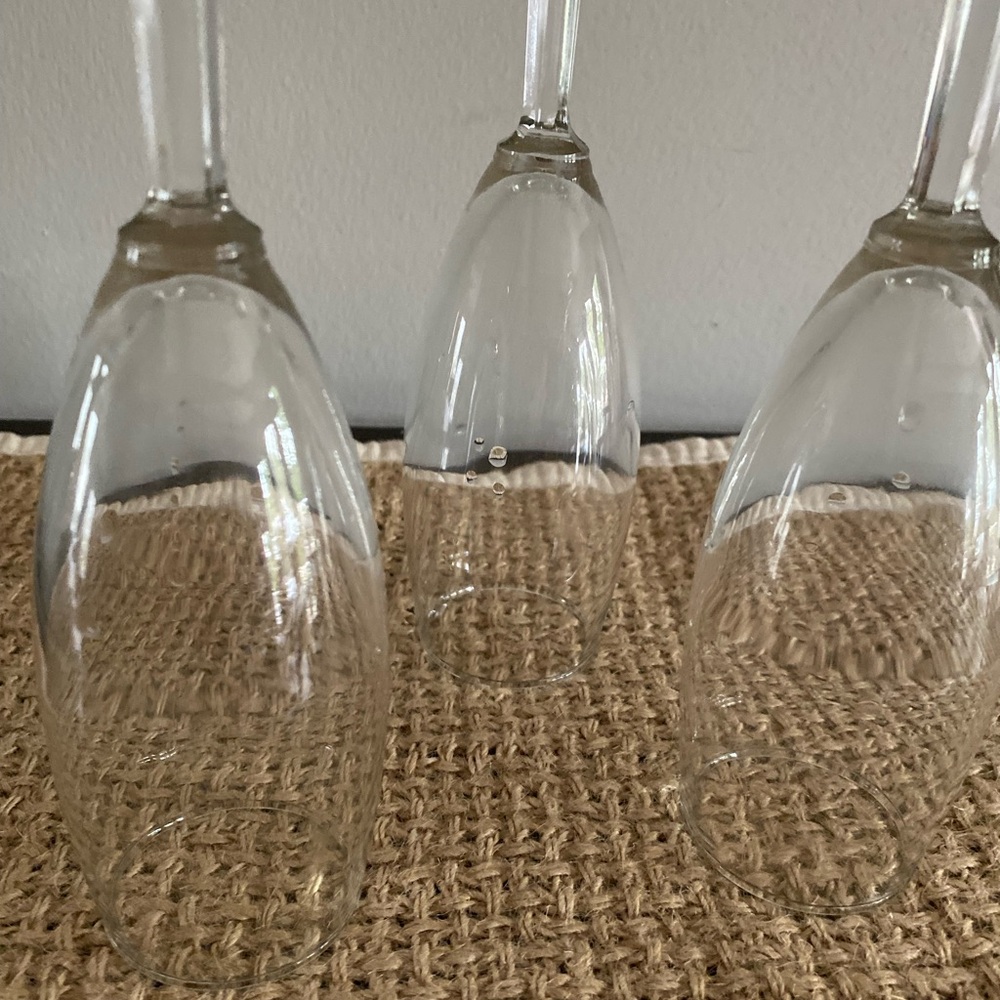 SET OF 3 VINTAGE GERMAN CHAMPAGNE FLUTE GLASSES - Picture 6 of 10